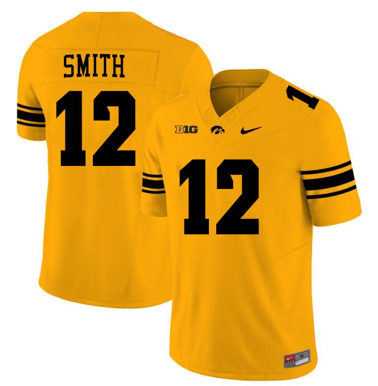 Brandon Smith Iowa Jersey,University Of Iowa Hawkeyes Fotoball Uniforms,Jersey,Gears-Gold